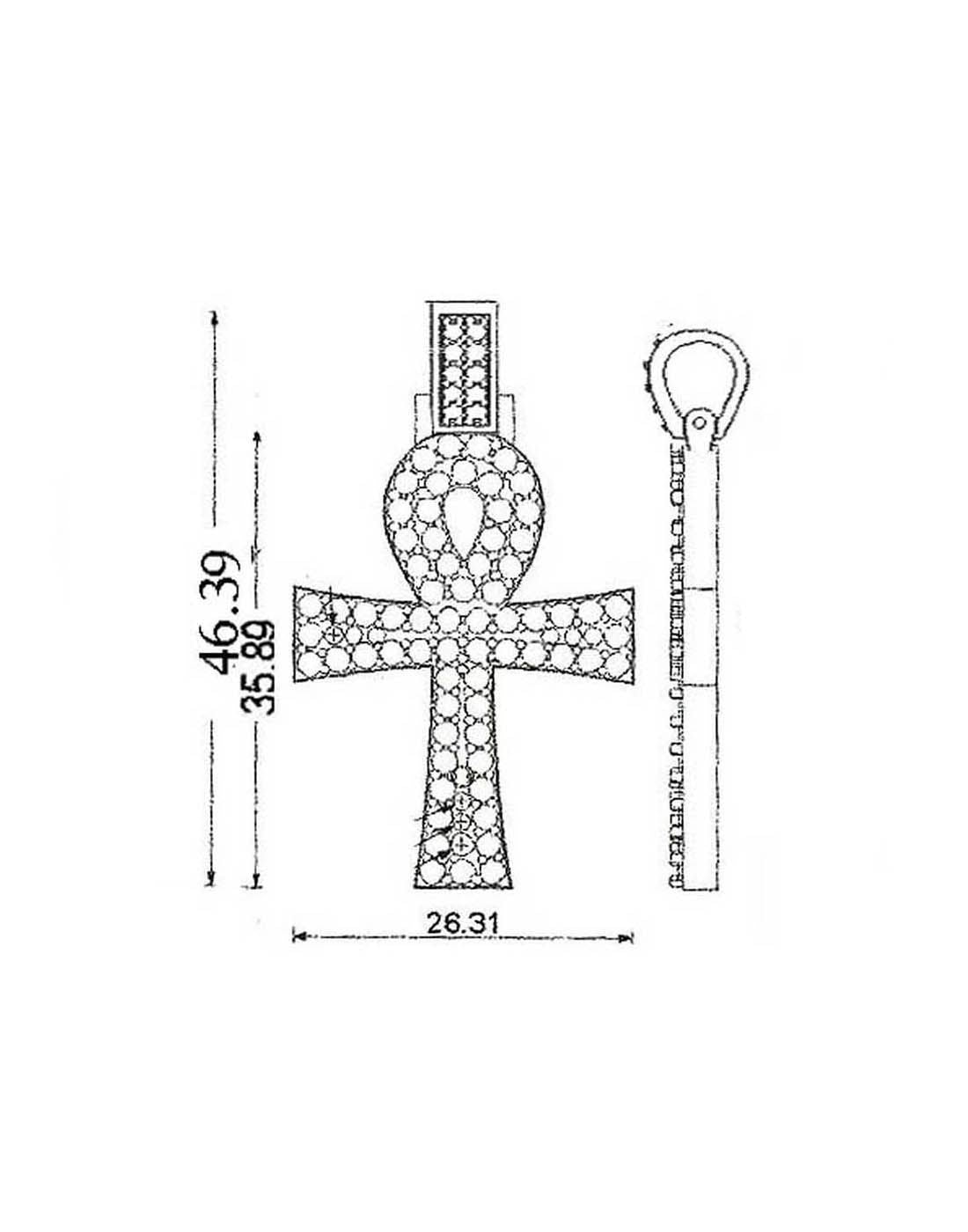 Ankh Cross (Medium) Pendant P-40083