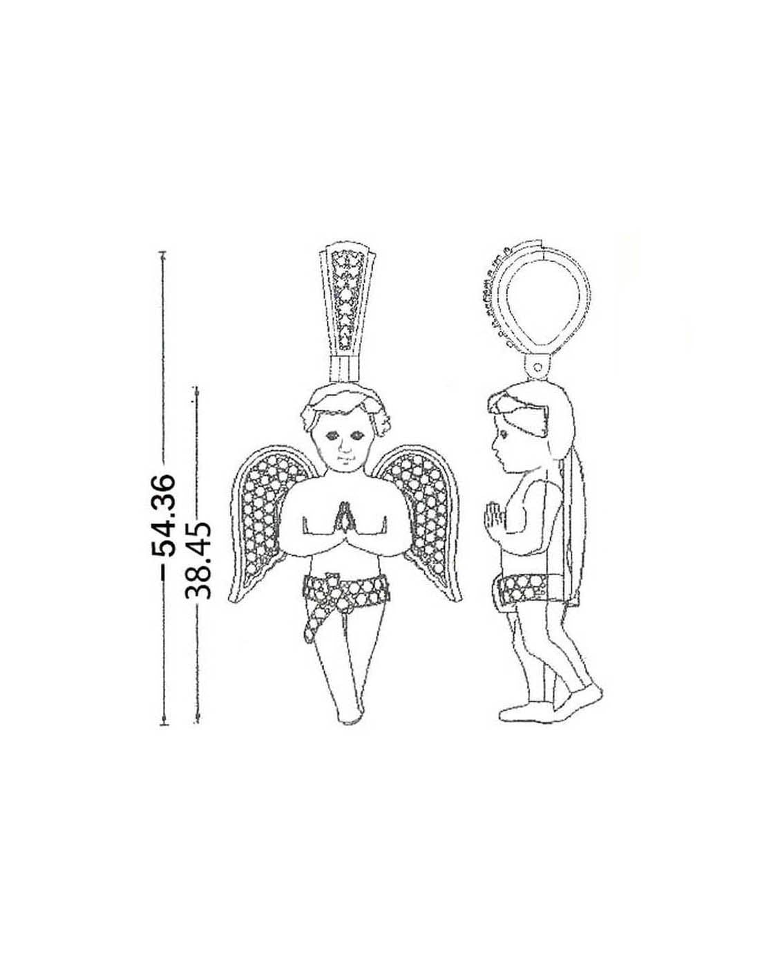 Angel Pendant P-40115