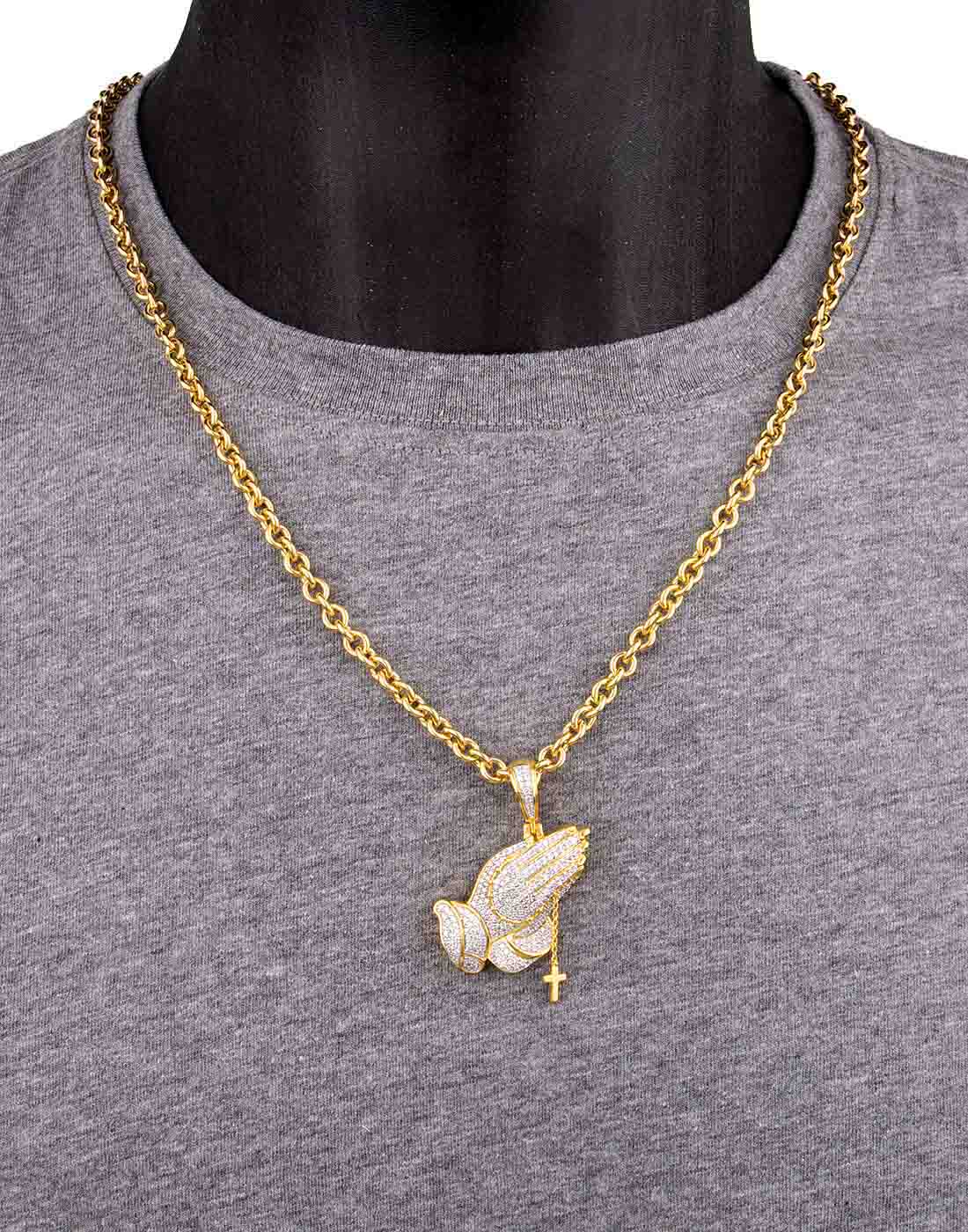 Praying Hands Rosary Pendant P-40145