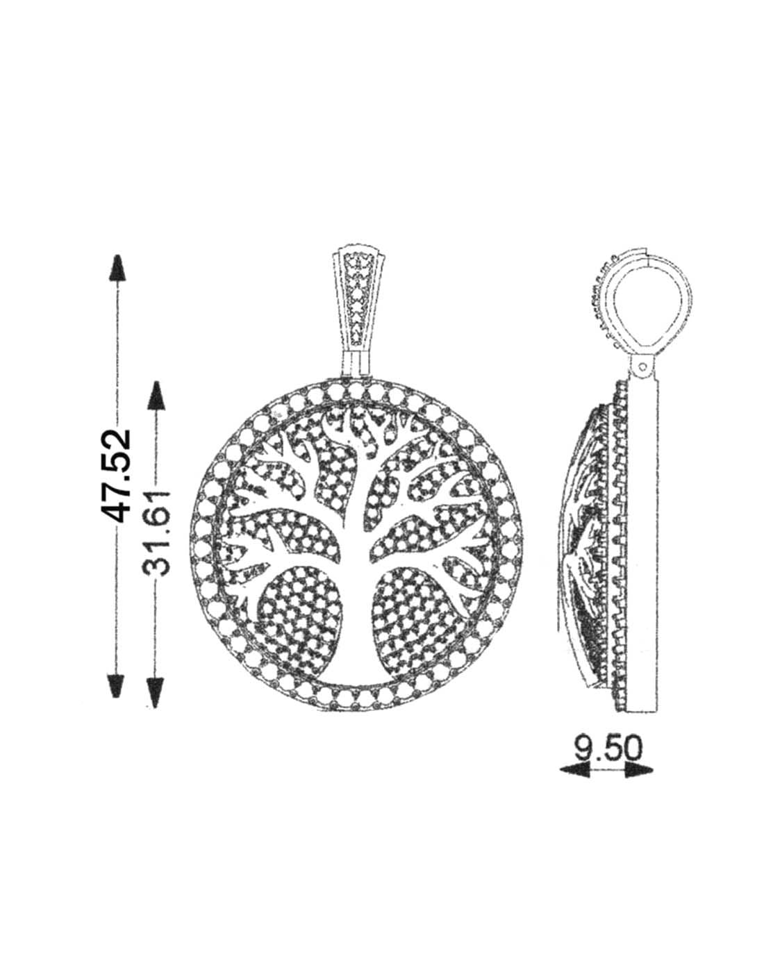 Tree of Life Pendant P-40172