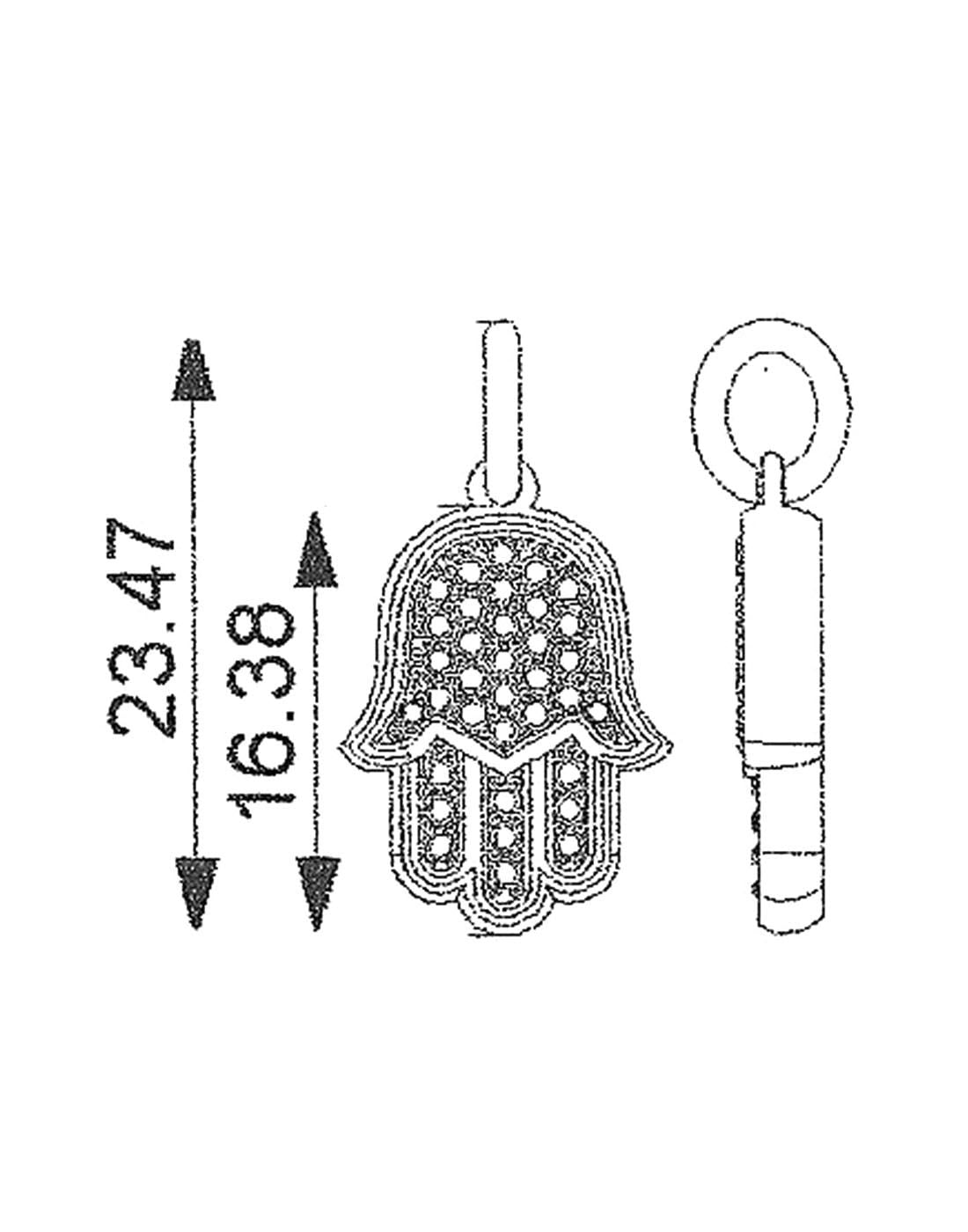 Hamsa Pendant P-40203