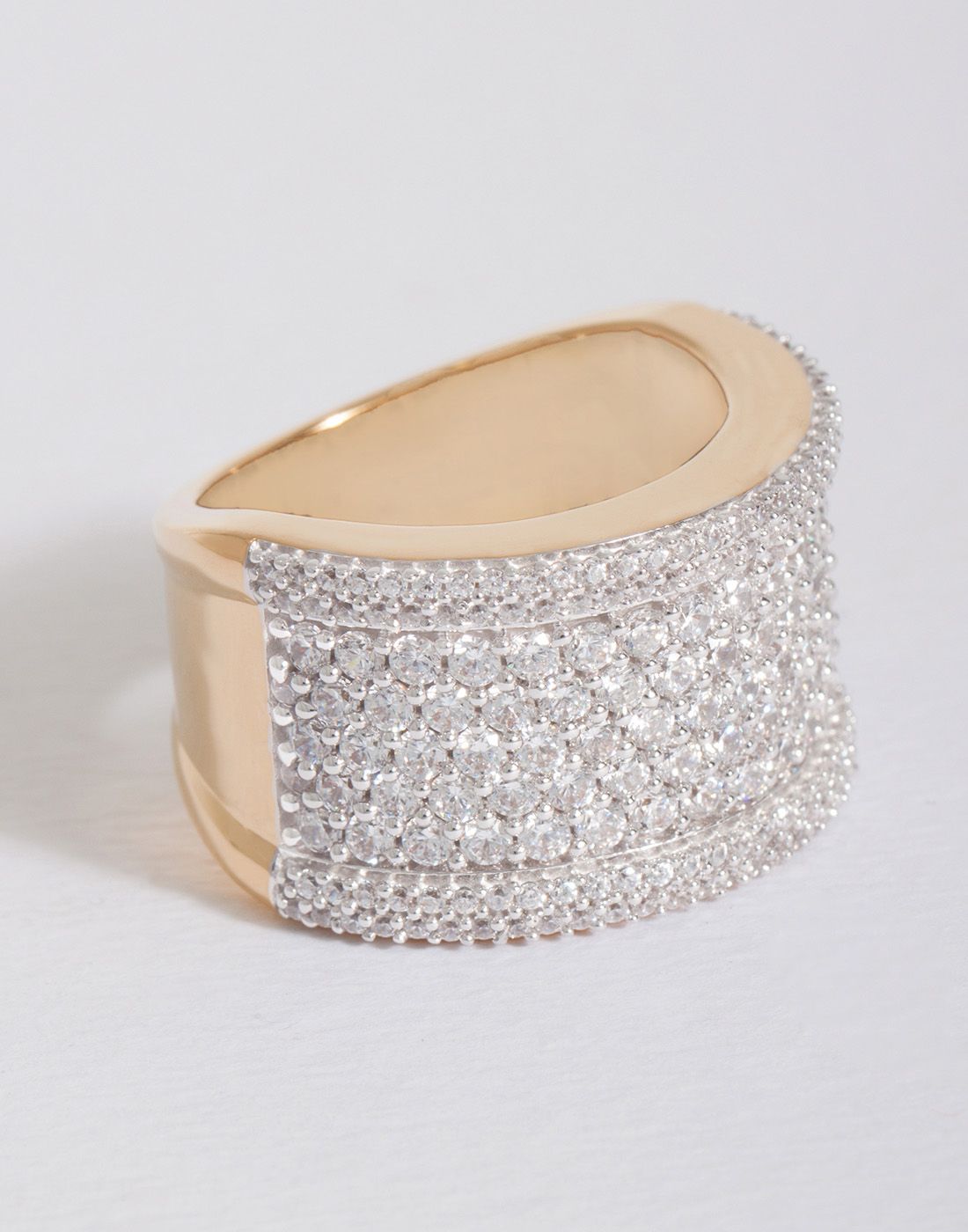 Pavé Band Statement Ring R-20070