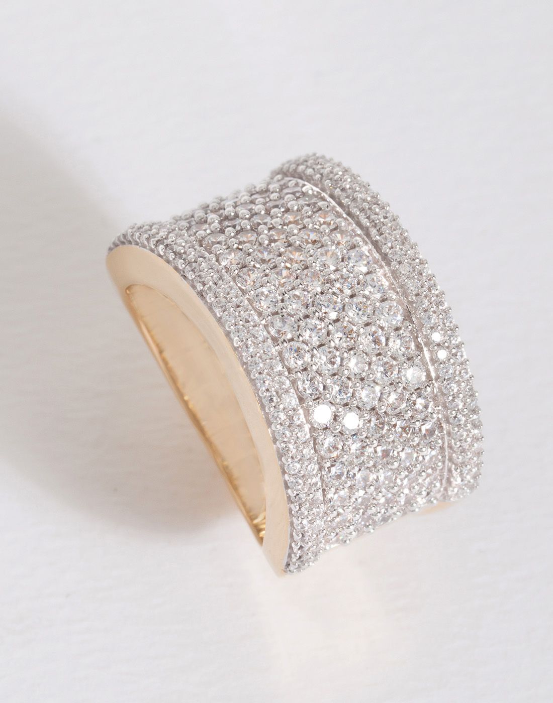 Pavé Band Statement Ring R-20070
