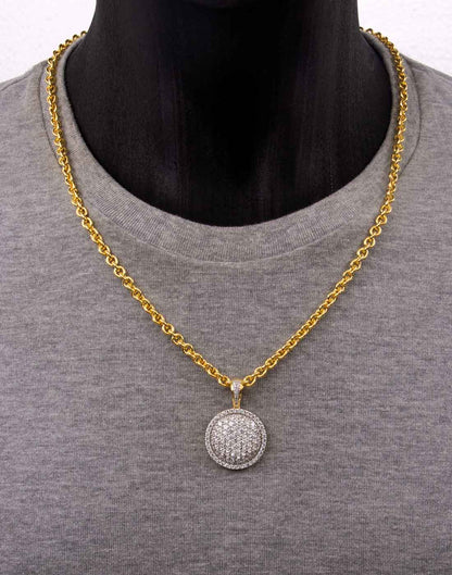 Round Medallion Pendant P-40089