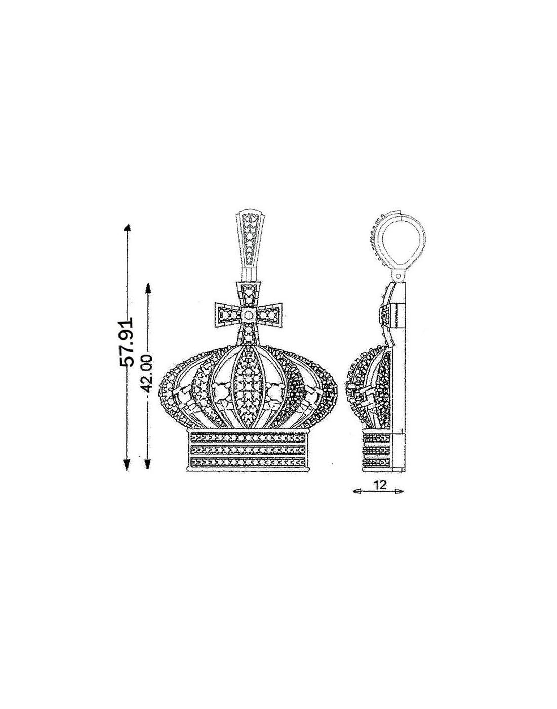 Crown Pendant P-40127
