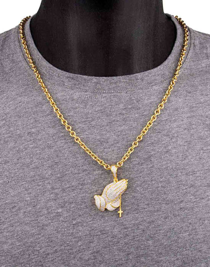 Praying Hands Rosary Pendant P-40145