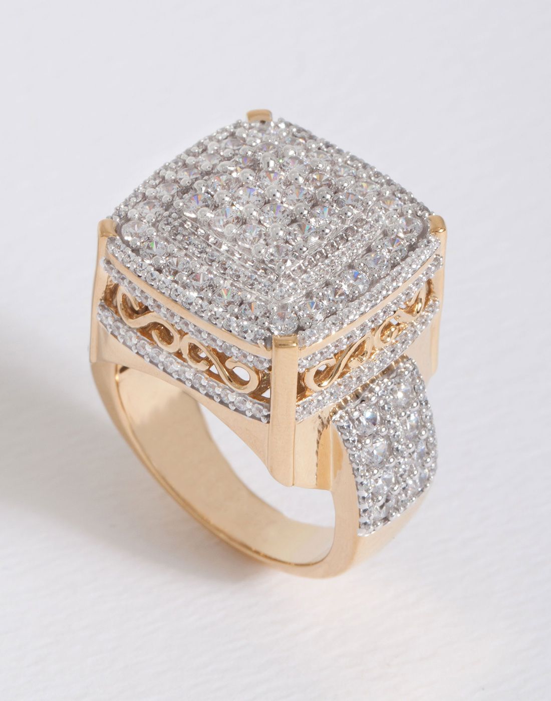 Cushion Statement Ring R-20071