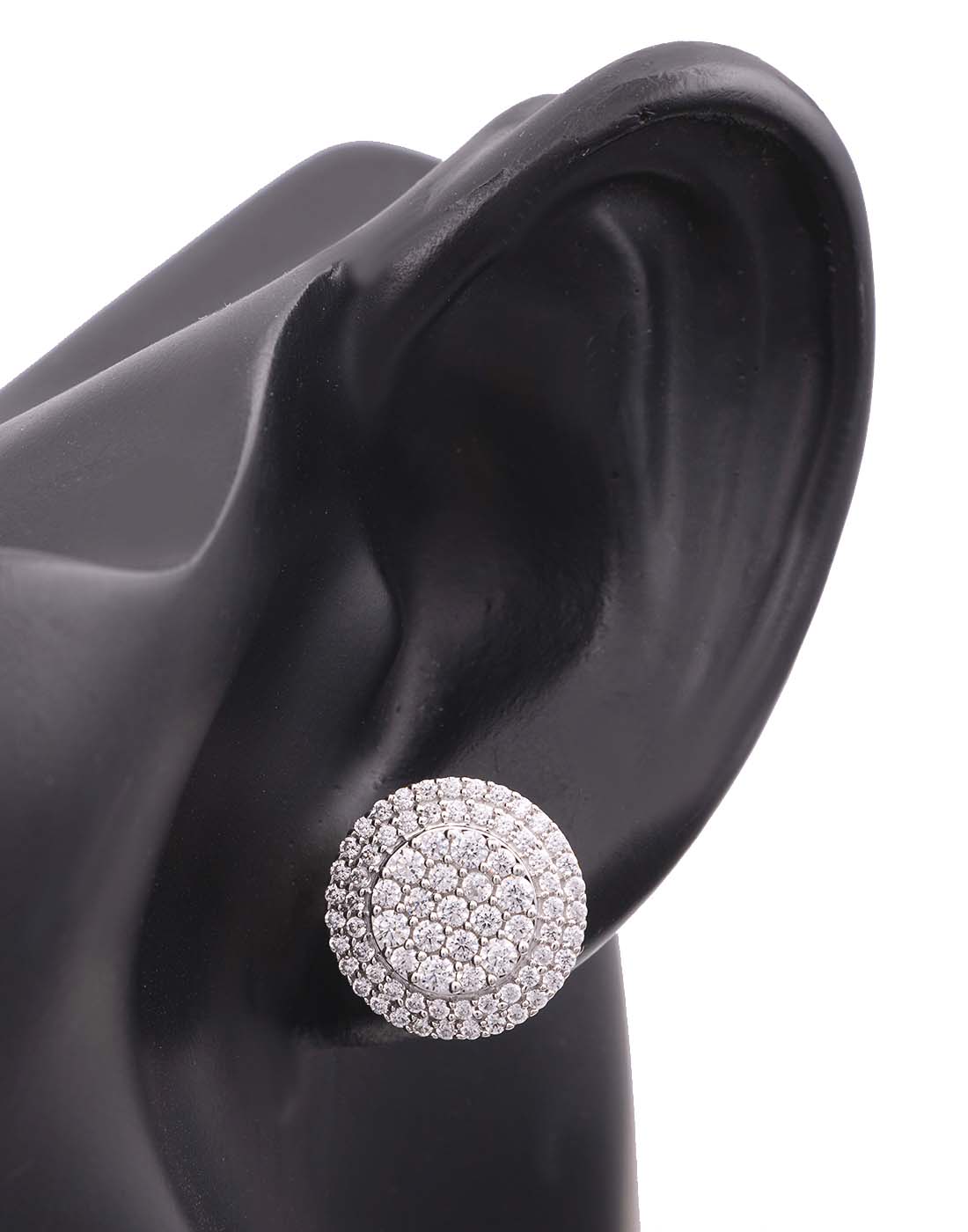 Halo Round Earrings E-30027