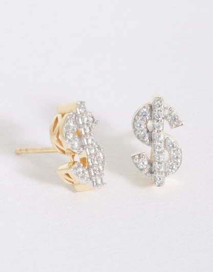 Dollar Earrings E-30037