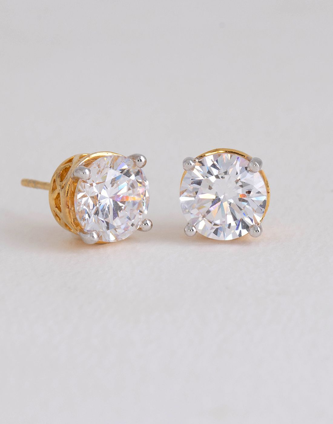 Classic Solitaire 10 Carat Earrings E-30080