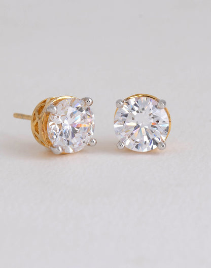 Classic Solitaire 10 Carat Earrings E-30080