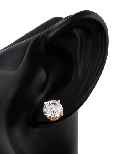 Classic Solitaire 10 Carat Earrings E-30080