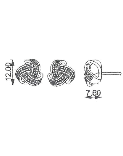 Love Knot Earrings E-45155