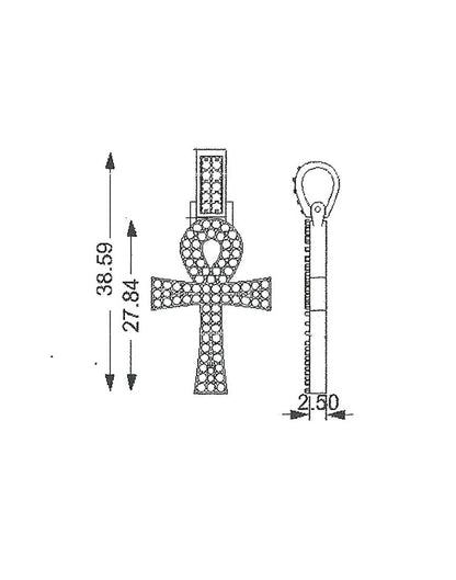 Ankh Cross (Small) Pendant P-40084