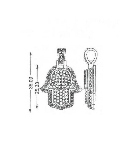 Hamsa Pendant P-40119