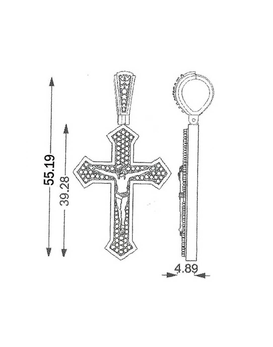 Crucifix Cross Pendant P-40121