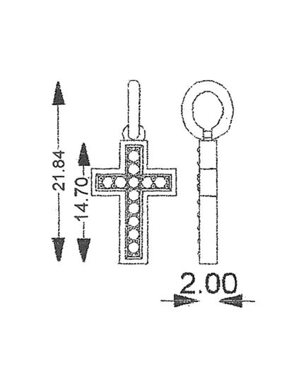 Cross Pendant P-40197