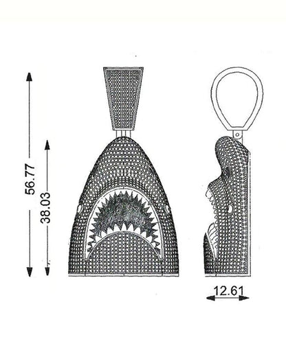 Shark Pendant P-54772