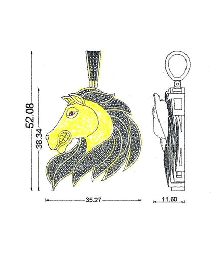 Stallion Pendant P-55979