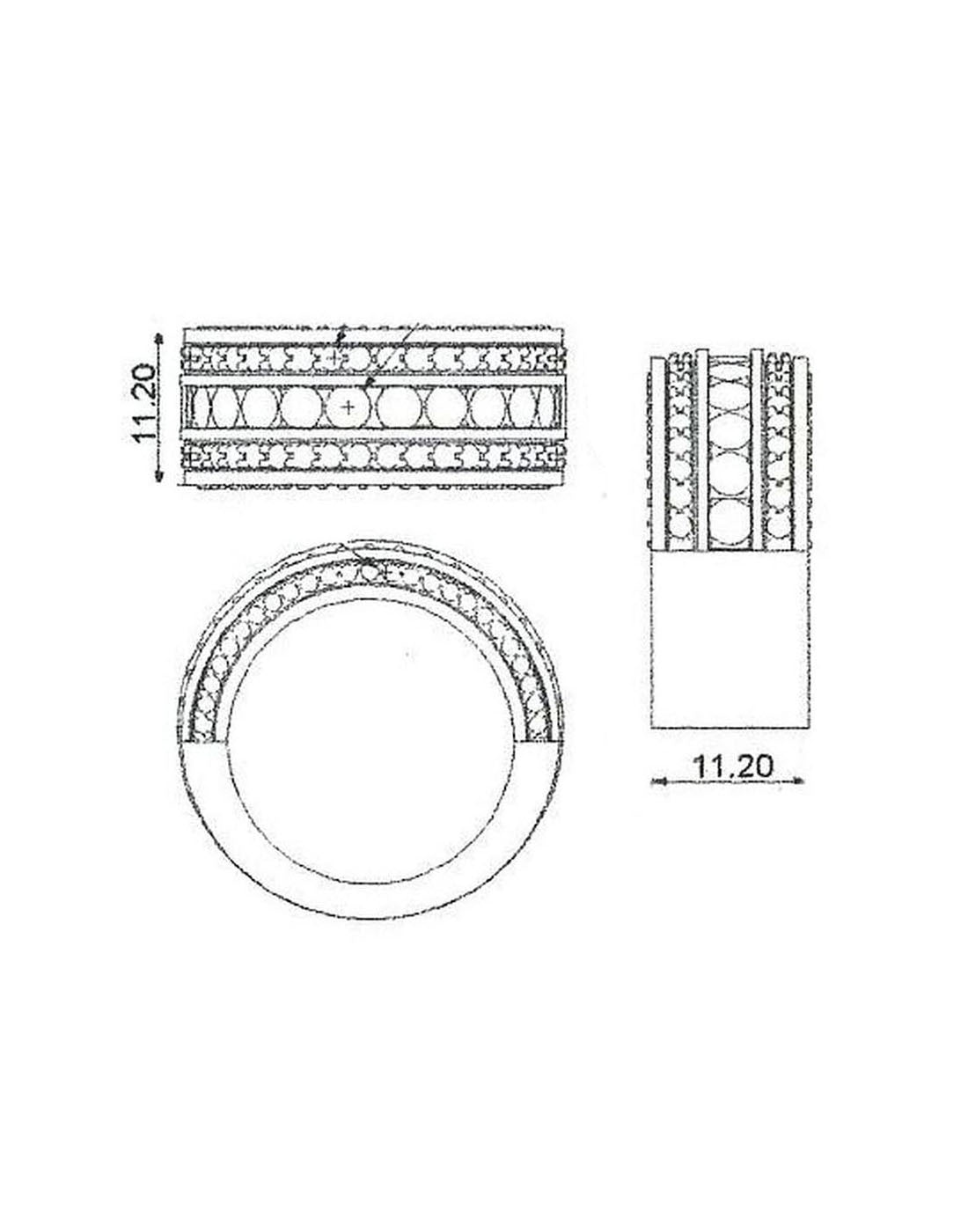 Pavé Band Ring R-20005