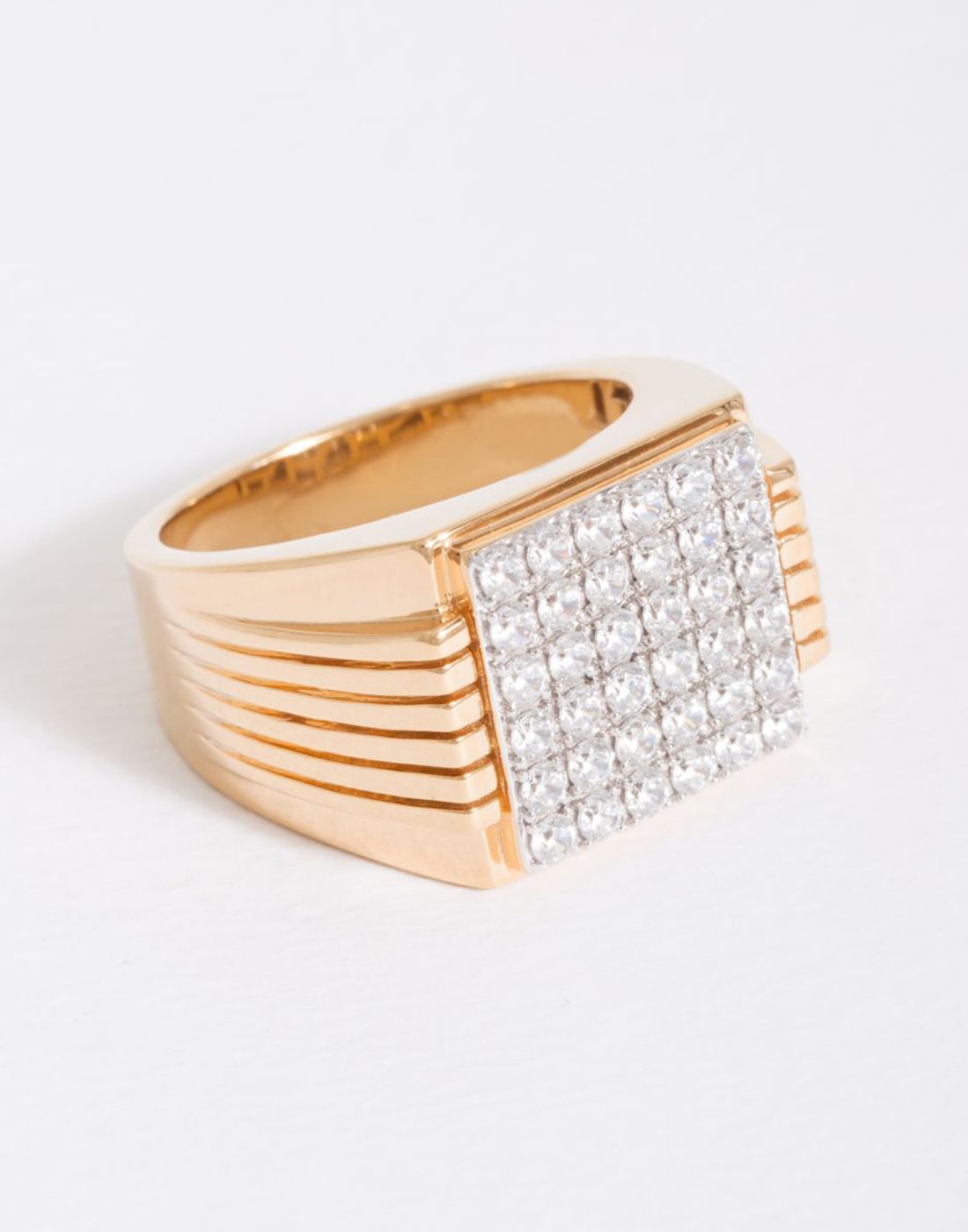 Square Deco Statement Ring R-20009