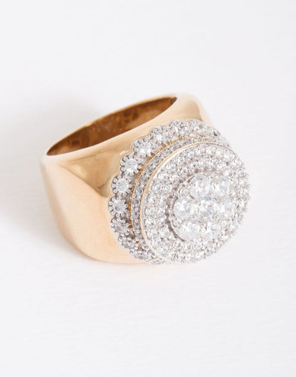 Round Statement Ring R-20011