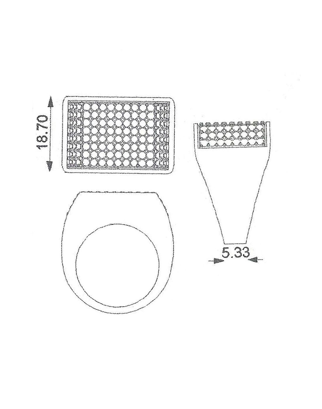 Wraparound Statement Ring R-20015