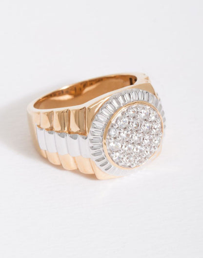 Luxe Watch Statement Ring R-20026