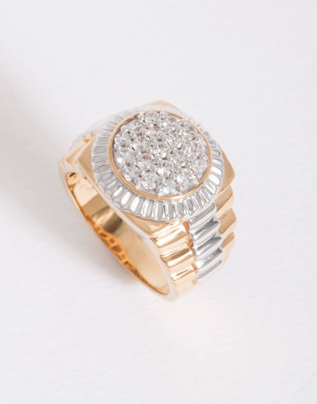 Luxe Watch Statement Ring R-20026