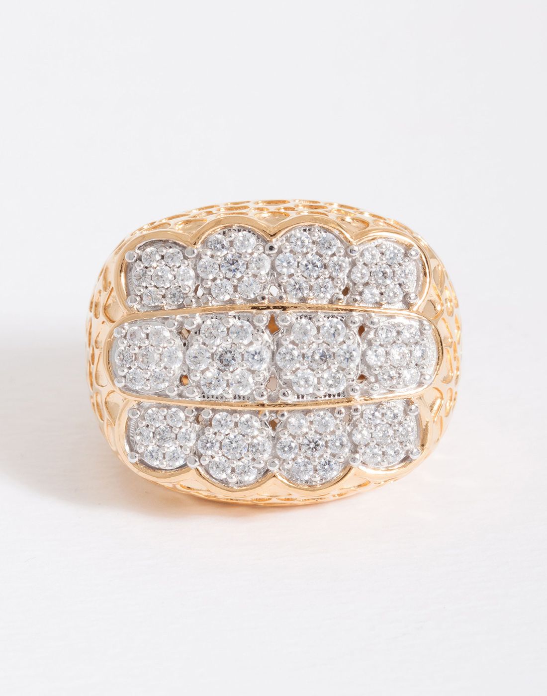 Textured Statement Ring R-20052