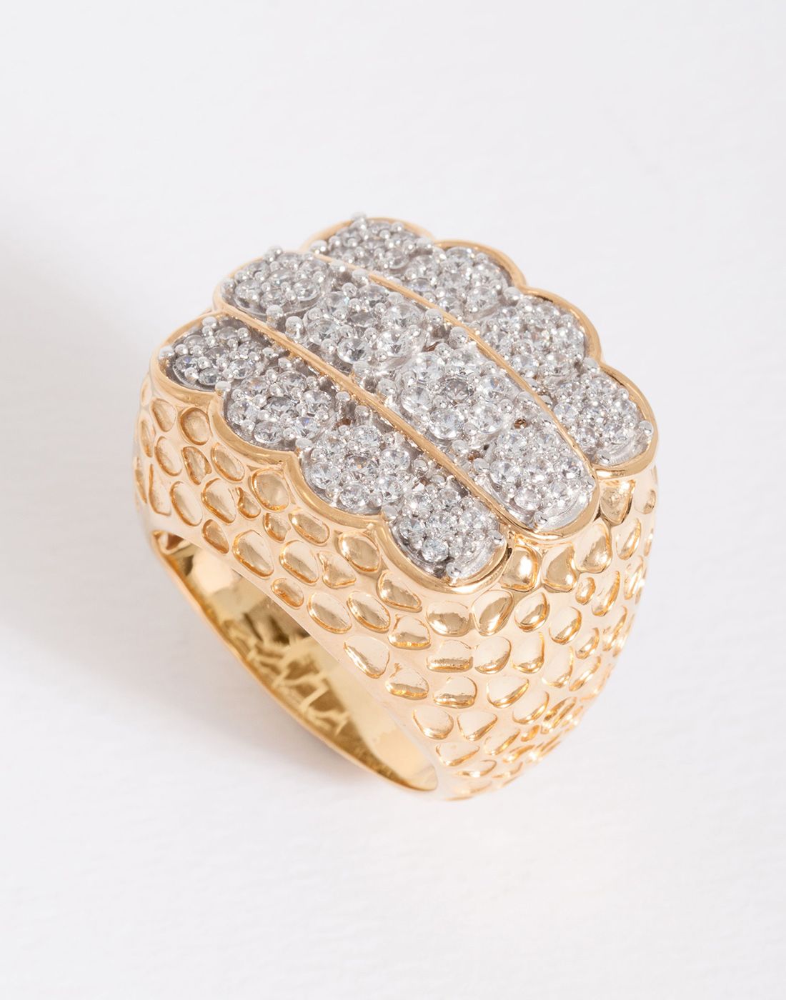 Textured Statement Ring R-20052