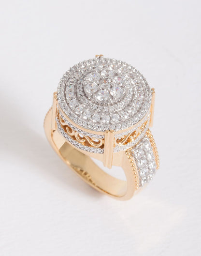 Round Statement Ring R-20053