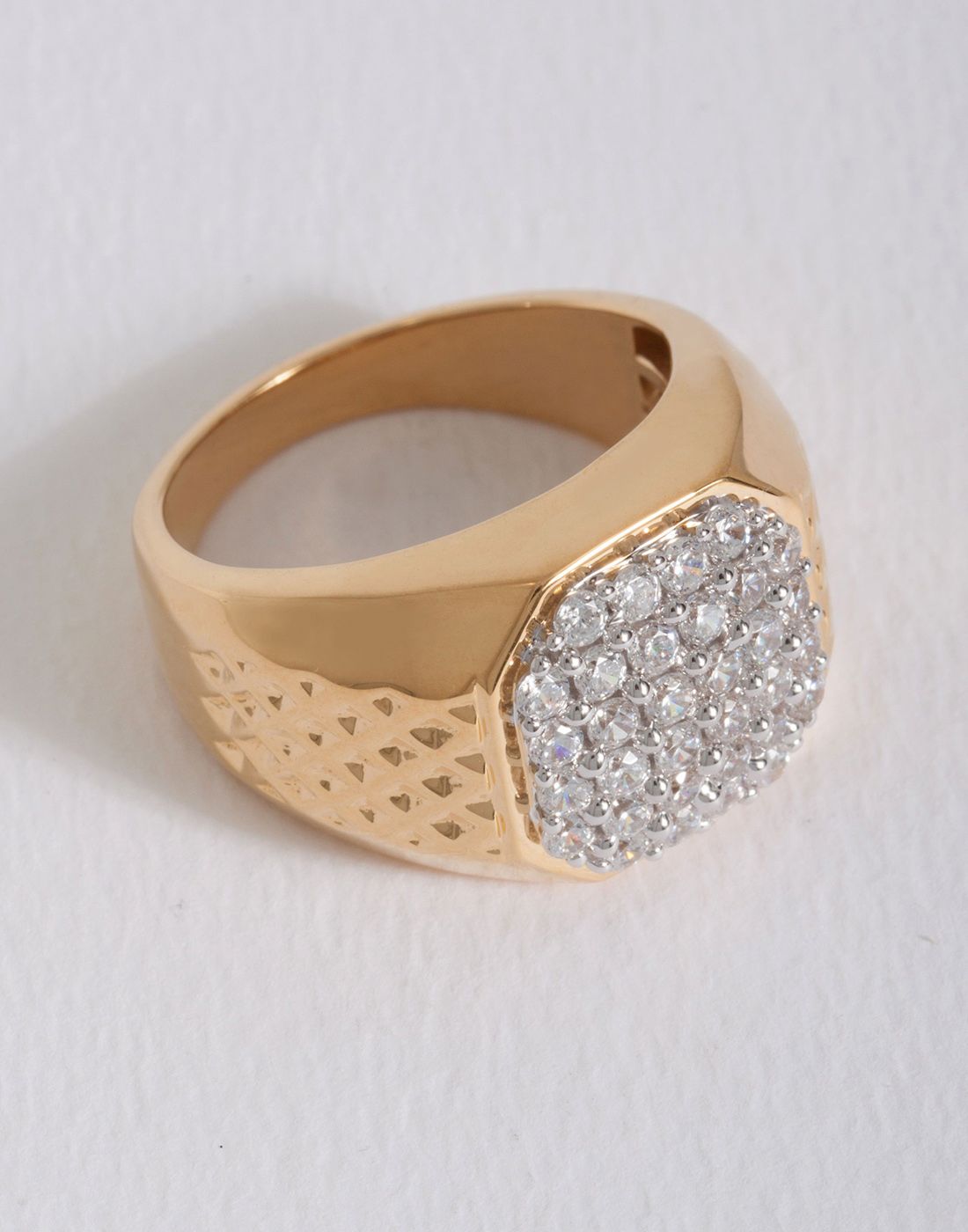 Octagonal Statement Ring R-20083