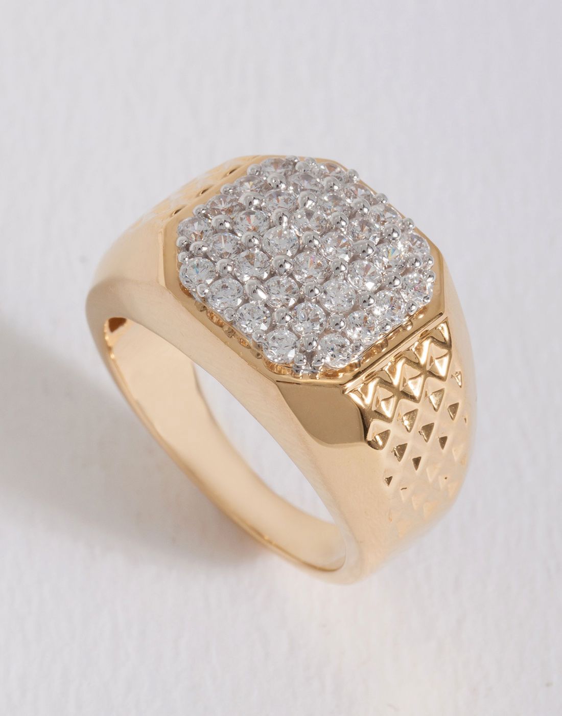 Octagonal Statement Ring R-20083