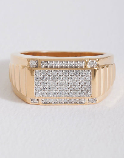 Rectangular Statement Ring R-20150