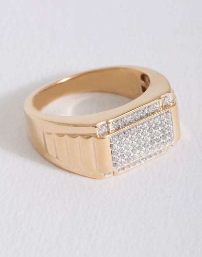 Rectangular Statement Ring R-20150