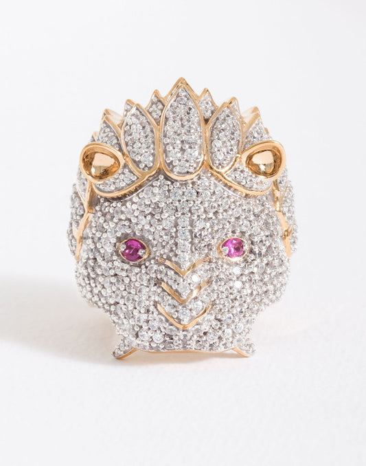 Lion Statement Ring R-20159