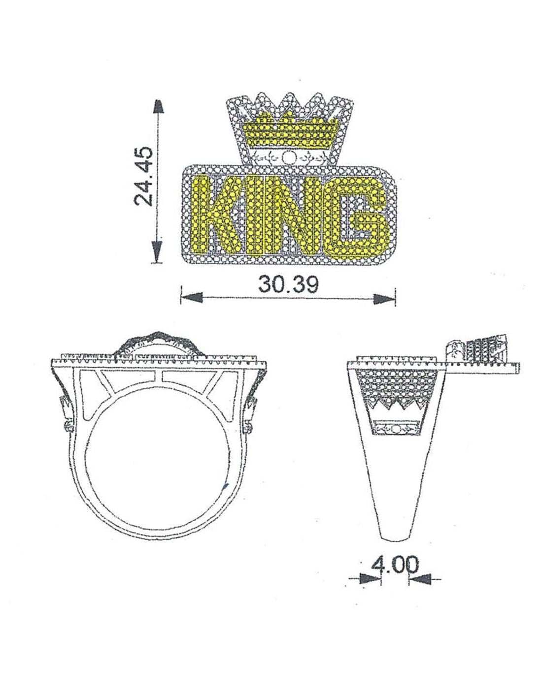 King's Crown Ring R-34272